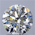 Diamante Natural 2.01 quilates, Redondo , Color J, claridad SI1 y certificado GIA