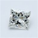 Diamante Natural 0.91 quilates, Princesa , Color G, claridad VVS2 y certificado GIA