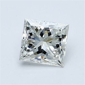 Foto Diamante Natural 0.91 quilates, Princesa , Color G, claridad VVS2 y certificado GIA de
