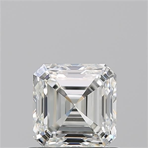 Foto Diamante Natural 0.90 quilates, Asscher , Color I, claridad VS2 y certificado GIA de