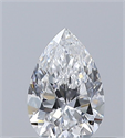 Natural Diamond 0.30 Carats, Pear with  Cut, E Color, VVS1 Clarity and Certified by GIA