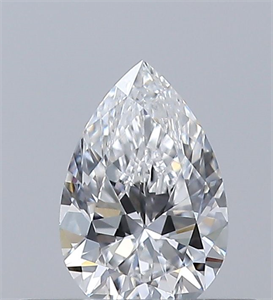Picture of Natural Diamond 0.30 Carats, Pear with  Cut, E Color, VVS1 Clarity and Certified by GIA