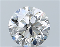 Natural Diamond 0.90 Carats, Round with Very Good Cut, I Color, VVS1 Clarity and Certified by GIA