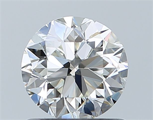 Picture of Natural Diamond 0.90 Carats, Round with Very Good Cut, I Color, VVS1 Clarity and Certified by GIA
