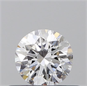 Natural Diamond 0.40 Carats, Round with Excellent Cut, D Color, VVS2 Clarity and Certified by GIA