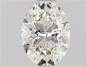 Natural Diamond 0.73 Carats, Oval with  Cut, H Color, VVS1 Clarity and Certified by GIA