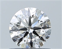 Diamante Natural 0.60 quilates, Redondo , Color I, claridad VVS1 y certificado GIA