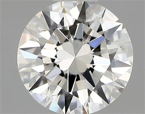Picture of Natural Diamond 0.44 Carats, Round with Excellent Cut, H Color, VVS1 Clarity and Certified by GIA