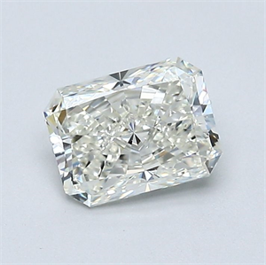 Foto Diamante Natural 1.01 quilates, Radiante , Color J, claridad VS2 y certificado GIA de