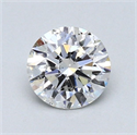 Diamante Natural 0.80 quilates, Redondo , Color E, claridad SI2 y certificado GIA