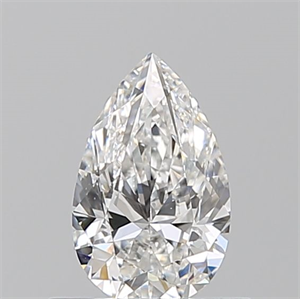 Picture of Natural Diamond 0.60 Carats, Pear with  Cut, E Color, VVS2 Clarity and Certified by GIA