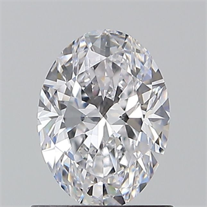 Picture of Natural Diamond 0.90 Carats, Oval with  Cut, D Color, VS1 Clarity and Certified by GIA