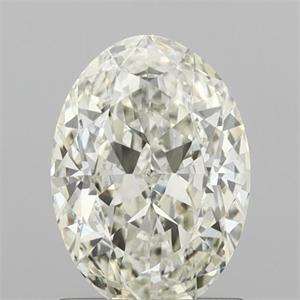 Foto Diamante Natural 1.00 quilates, Ovalado , Color J, claridad VVS2 y certificado IGI de