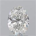 Natural Diamond 1.51 Carats, Oval with  Cut, H Color, SI2 Clarity and Certified by GIA