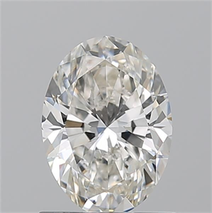 Picture of Natural Diamond 1.01 Carats, Oval with  Cut, H Color, VS1 Clarity and Certified by GIA