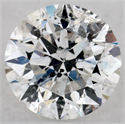 Natural Diamond 0.62 Carats, Round with Very Good Cut, E Color, I1 Clarity and Certified by GIA