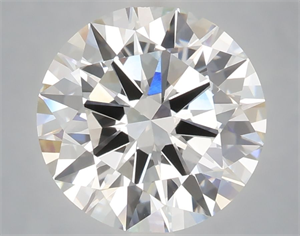 Picture of Lab Grown Diamond 4.05 Carats, Round with Excellent Cut, F Color, VVS2 Clarity and Certified by IGI