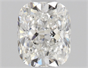 Natural Diamond 0.51 Carats, Cushion with  Cut, F Color, IF Clarity and Certified by GIA