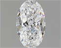 Natural Diamond 0.80 Carats, Oval with  Cut, D Color, VS2 Clarity and Certified by GIA