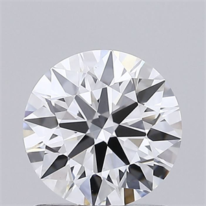 Picture of Lab Grown Diamond 1.09 Carats, Round with Ideal Cut, D Color, VVS2 Clarity and Certified by IGI