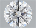 Del inventario de diamantes de laboratorio, 2.13 quilates, Redondo , Color E, claridad VVS2 y certificado IGI