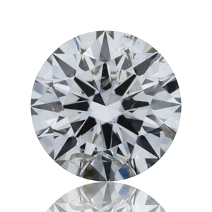Picture of Natural Diamond 0.72 Carats, Round with Excellent Cut, G Color, I1 Clarity and Certified by GIA
