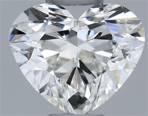 Picture of Natural Diamond 0.30 Carats, Heart with  Cut, H Color, VVS1 Clarity and Certified by GIA