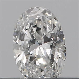 Picture of Natural Diamond 0.18 Carats, Oval with  Cut, F Color, SI2 Clarity and Certified by GIA