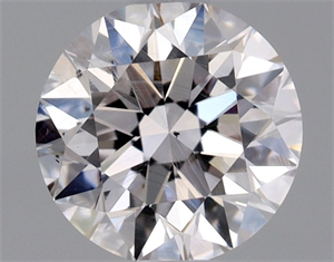 Foto Diamante Natural 0.62 quilates, Redondo , Color F, claridad SI2 y certificado GIA de