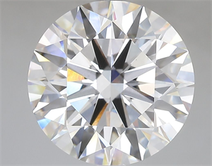 Picture of Lab Grown Diamond 6.09 Carats, Round with Ideal Cut, F Color, VVS2 Clarity and Certified by IGI