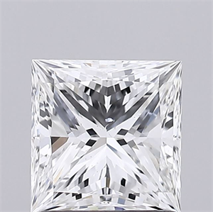 Picture of Natural Diamond 1.21 Carats, Princess with  Cut, G Color, SI1 Clarity and Certified by GIA