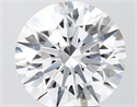 Lab Grown Diamond 4.01 Carats, Round with Ideal Cut, E Color, VVS2 Clarity and Certified by IGI