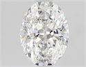 Natural Diamond 0.70 Carats, Oval with  Cut, F Color, VVS1 Clarity and Certified by GIA