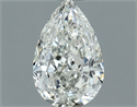 Natural Diamond 0.50 Carats, Pear with  Cut, I Color, VS1 Clarity and Certified by GIA