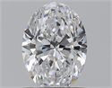Natural Diamond 0.53 Carats, Oval with  Cut, D Color, IF Clarity and Certified by GIA