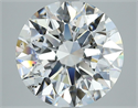 Natural Diamond 5.03 Carats, Round with Excellent Cut, D Color, SI2 Clarity and Certified by GIA