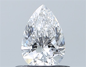 Picture of Natural Diamond 0.50 Carats, Pear with  Cut, D Color, VS1 Clarity and Certified by GIA