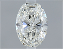 Diamante Natural 0.40 quilates, Ovalado , Color H, claridad SI1 y certificado GIA