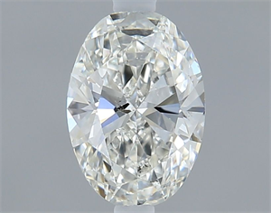 Foto Diamante Natural 0.40 quilates, Ovalado , Color H, claridad SI1 y certificado GIA de