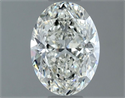 Natural Diamond 0.92 Carats, Oval with  Cut, I Color, VS1 Clarity and Certified by GIA