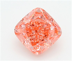 Picture of Lab Grown Diamond 2.05 Carats, CUSHION MODIFIED with  Cut, Fancy Vivid Pink Color, VVS2 Clarity and Certified by IGI