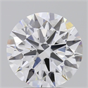 Lab Grown Diamond 2.57 Carats, Round with Ideal Cut, D Color, IF Clarity and Certified by IGI