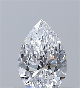 Foto Diamante Natural 0.30 quilates, De pera , Color D, claridad VVS1 y certificado GIA de