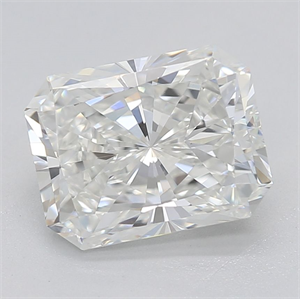 Picture of Natural Diamond 1.50 Carats, Radiant with  Cut, H Color, VS1 Clarity and Certified by GIA