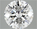 Lab Grown Diamond 2.52 Carats, Round with Excellent Cut, E Color, VVS2 Clarity and Certified by IGI