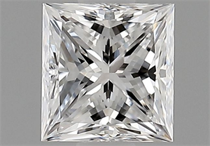 Picture of Natural Diamond 0.70 Carats, Princess with  Cut, E Color, VS1 Clarity and Certified by GIA