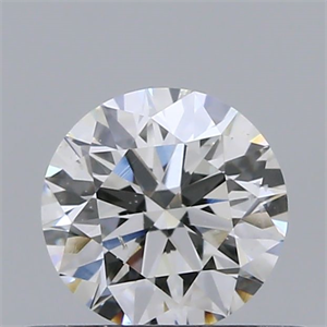Picture of Natural Diamond 0.42 Carats, Round with Excellent Cut, E Color, SI1 Clarity and Certified by GIA