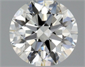 Natural Diamond 0.52 Carats, Round with Excellent Cut, H Color, VS2 Clarity and Certified by GIA