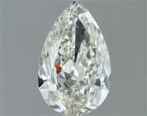 Picture of Natural Diamond 0.50 Carats, Pear with  Cut, J Color, VVS1 Clarity and Certified by IGI