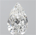 Diamante Natural 1.70 quilates, De pera , Color E, claridad VVS2 y certificado GIA